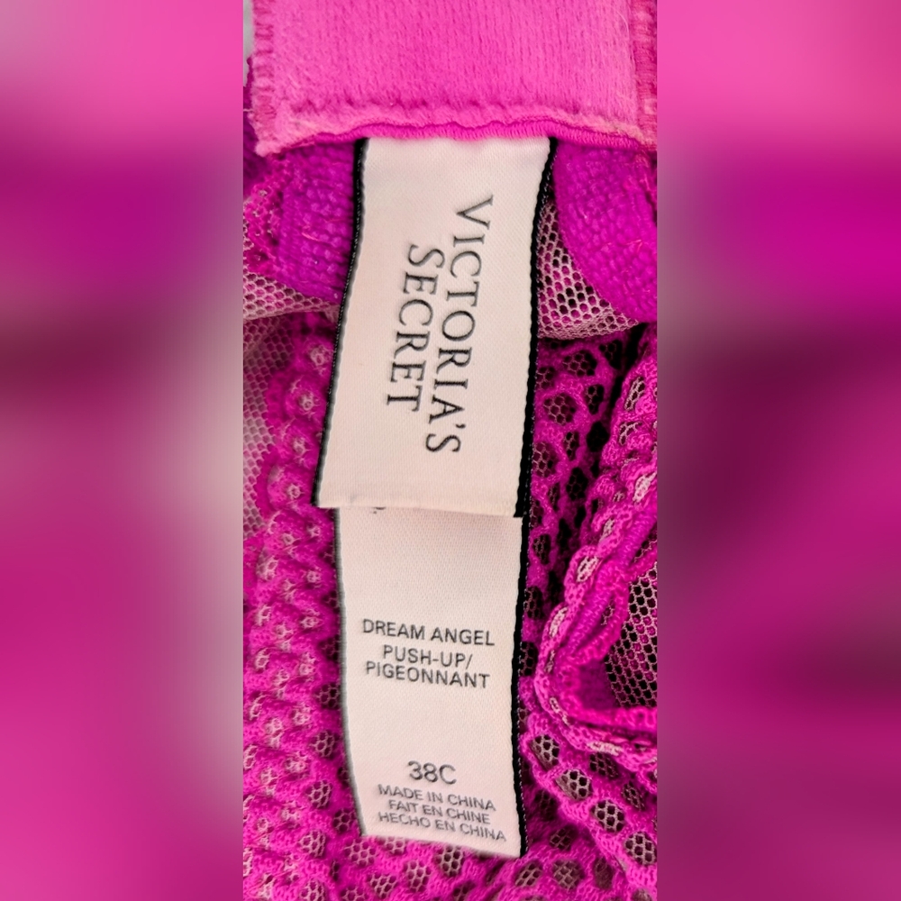 Victoria's Secret Pink Lace Bra - Picture 3 of 4